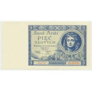 5 złotych 1930 - Ser.CU. -