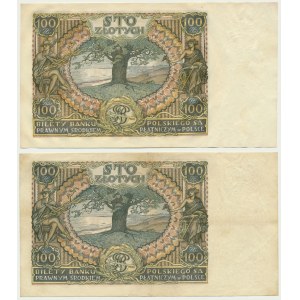 100 złotych 1932 - Ser.AA. i AB. (2 szt.)