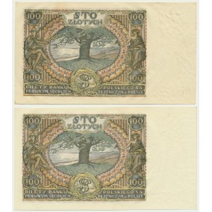 100 złotych 1932 - Ser.BT. (2 szt.)