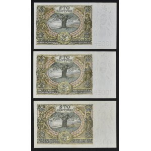 100 złotych 1932 - Ser.AN. i AZ. (3 szt.)