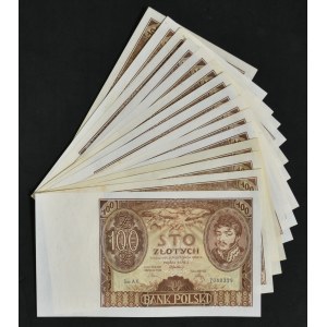 100 or 1934 (15 pièces)