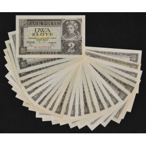 2 złote 1936 - różne odmiany (25 szt.)