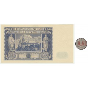 20 złotych 1936 - AA - pierwsza seria