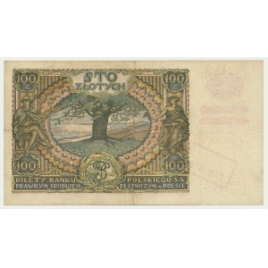100 złotych 1932(9) z ORYGINALNYM przedrukiem - AS - RZADKOŚĆ