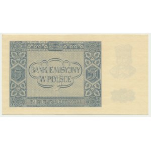 5 złotych 1940 - C - rzadka seria