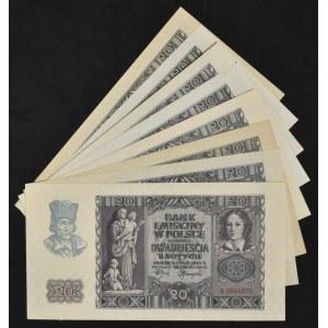 20 złotych 1940 (9 szt.)