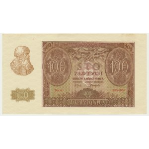 100 złotych 1940 - A - pierwsza seria