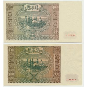 100 Or 1941 - A et D (2 pièces)