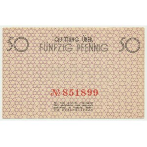 50 fenig 1940 - numérateur rouge -