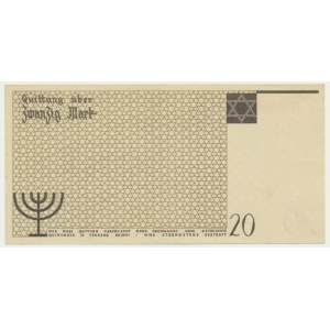 20 marks 1940 - num. 1 sans filigrane -