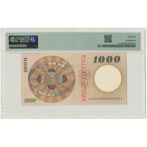 1.000 złotych 1965 - N - PMG 55 - rzadka seria
