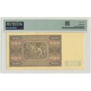 500 złotych 1948 - CE - PMG 64