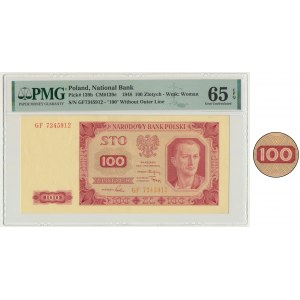 100 zloty 1948 - GF - non encadré - PMG 65 EPQ