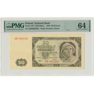 50 zlatých 1948 - BM - PMG 64
