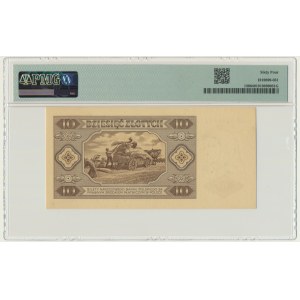 10 złotych 1948 - AR - PMG 64