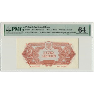 2 złote 1944 ...owym - Am - PMG 64