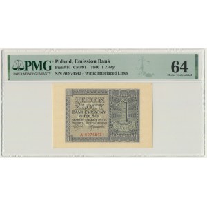 1 or 1940 - A - PMG 64