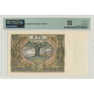 100 zloty 1934 - Ser. AV. - tirets en bas et un en haut - PMG 65 EPQ - WHOLE.