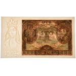 100 zloty 1934 - Ser. AV. - tirets en bas et un en haut - PMG 65 EPQ - WHOLE.