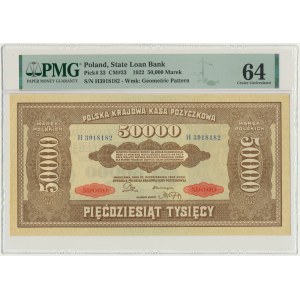 50 000 marks 1922 - H - PMG 64
