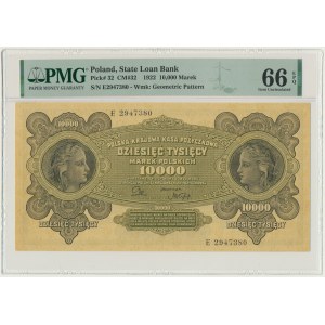 10.000 marek 1922 - E - PMG 66 EPQ