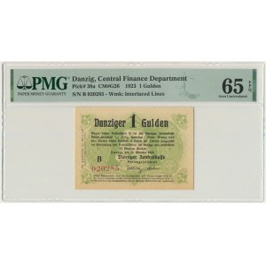 Danzig, 1 Gulden 1923 - October - PMG 65 EPQ - RARE