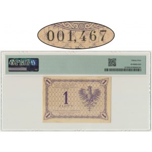 1 zlatý 1919 - S.96 H - PMG 35 - nízké číslo