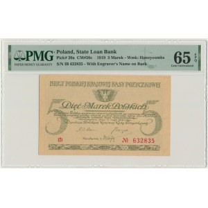 5 marek 1919 - IB - PMG 65 EPQ