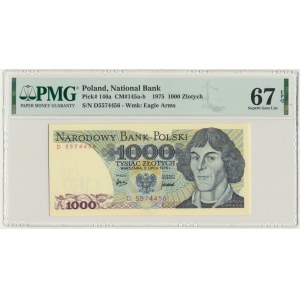1.000 złotych 1975 - D - PMG 67 EPQ