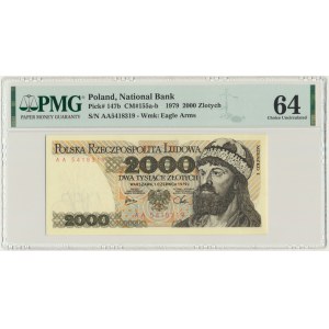 2.000 złotych 1979 - AA - PMG 64