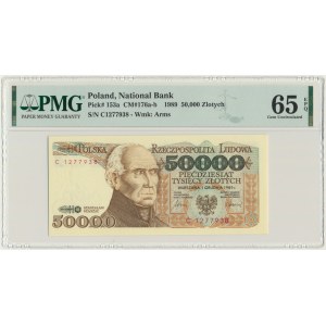 50.000 złotych 1989 - C - PMG 65 EPQ