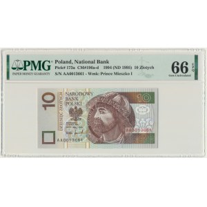 10 złotych 1994 - AA - PMG 66 EPQ
