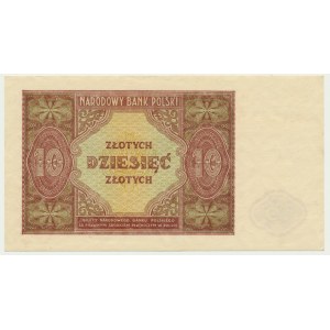 10 złotych 1946 - papier biały