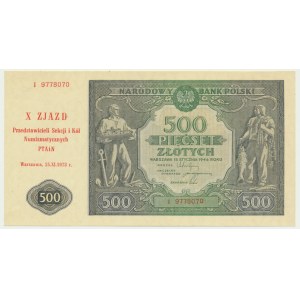 500 zlotých 1946 - I -