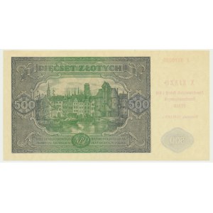 500 zlotých 1946 - I -
