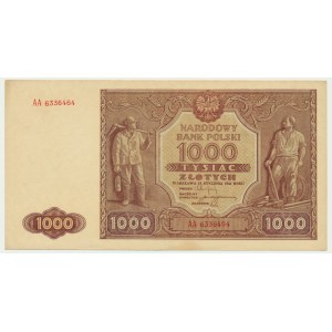 1 000 zlotých 1946 - AA -