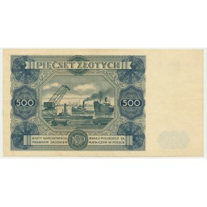 500 zlotys 1947 - T -