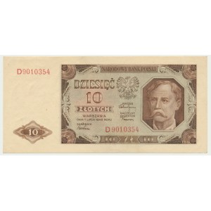 10 złotych 1948 - D -