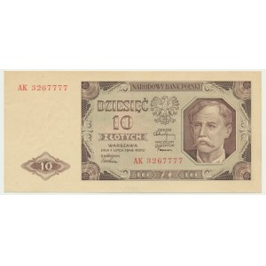 10 złotych 1948 - AK -