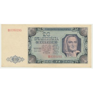 20 złotych 1948 - B -