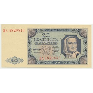 20 zlatých 1948 - BA - BEAUTIFUL