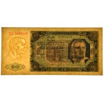 20 zlatých 1948 - EZ - žebrovaný papír