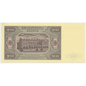 20 zlatých 1948 - KA -