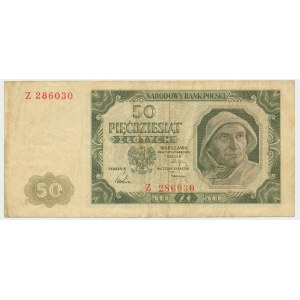 50 zlatých 1948 - Z - 6 figurek - vzácné a PŘÍRODNÍ