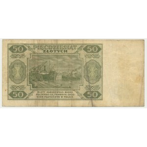 50 zlatých 1948 - S - 6 číslic - RARE