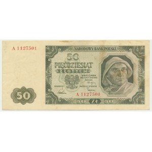 50 zlatých 1948 - A - 7 číslic - RARE