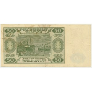 50 zlatých 1948 - A - 7 číslic - RARE