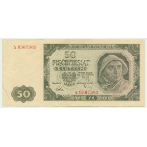 50 zlatých 1948 - A - 7 číslic - RARE