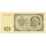 50 zl. 1948 - DK - žebrovaný papír