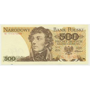 500 złotych 1974 - N -